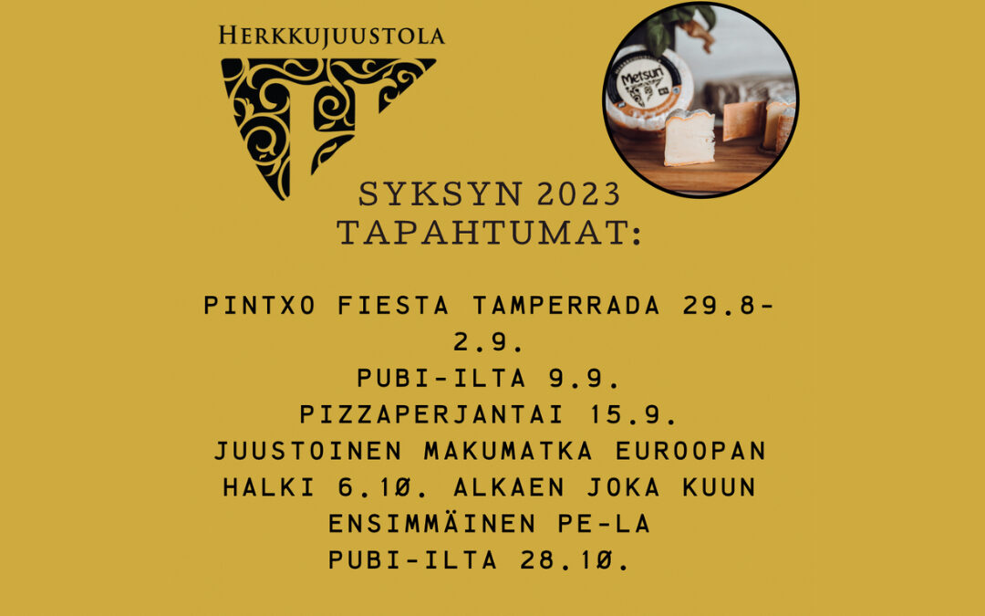 Syksyn tapahtumat 2023