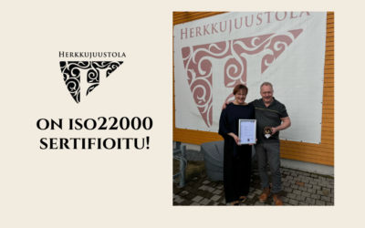 Herkkujuustola on ISO22000 sertifioitu!