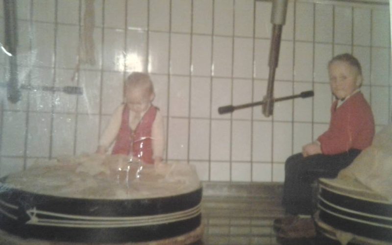 anno dazumal, ich und mein älterer Bruder anfang 70er